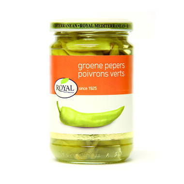 GROENE PEPERS IN POT  4x314gr